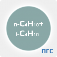 Газовая смесь бутан (n-C4H10) 50% изобутан (i-C4H10) 50% в стальном баллоне 12 л.
