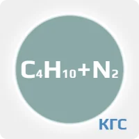 Калибровочная газовая смесь: н-БУТАН (C4H10) 8 % + АЗОТ (N2) ост. в баллоне 5 л. Сталь, вентиль Латунь