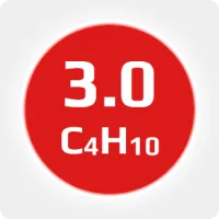Изобутан (i-C4H10) 3.0 (99,9%) в баллоне 50л (20кг) соединение W21,8х1/14'' LH (DIN1) (с баллоном) (комплект)