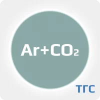 Техническая газовая смесь Аргон (Ar) 95% (6.0) + Диоксид углерода (CO2) (4.5) (остальн.) в баллоне 5л. 150 бар соединение DIN 6 (W21,8x1/14'')