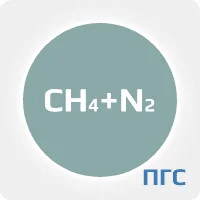 ГСО ПГС 1 разряд метан (СН4) 1 % в азоте (N2) в стальном баллоне 4-5 л. вентиль DIN6