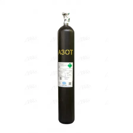 Азот (N2) 6.0 (99,9999%) в баллоне 50л 200бар, соединение  G3-4 (DIN 9)