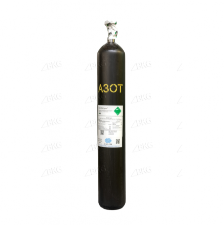 Азот (N2) 6.0 (99,9999%) в баллоне 50л 200бар, соединение  G3/4 (DIN 9)